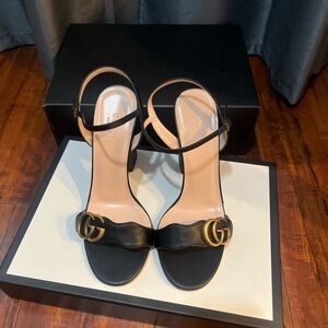 GUCCI MARMONT Block heels sandals